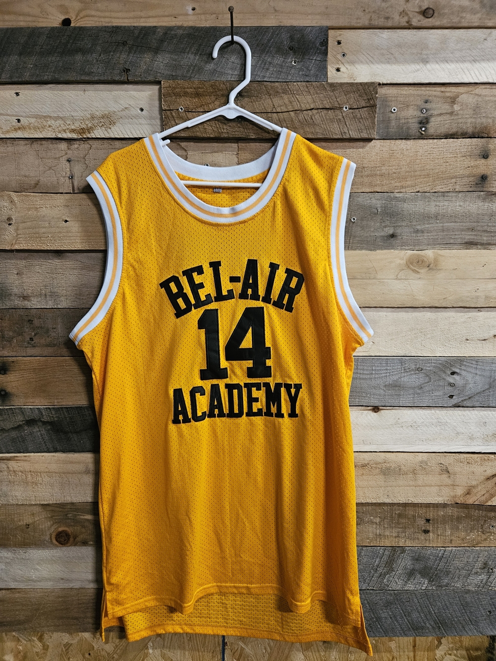 Bel-Air Academy Will Smith Fresh Primce Yellow Basketball Jersey #14